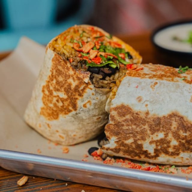 Salmon Burrito.
