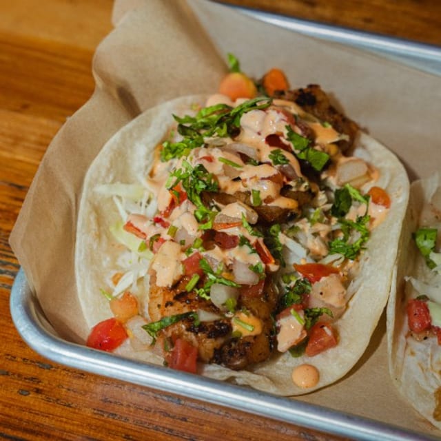 Crispy Shrimp Taco.